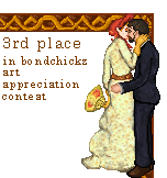 3rd place in bondchickz art appreciation contest