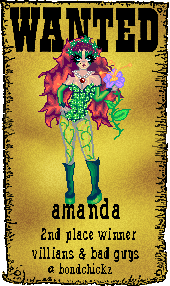 2nd place villians and bad guys contest