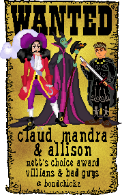 nett's choice award in villians and bad guys